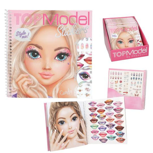 TOPModel Dress Me Up Face fashion sticker book