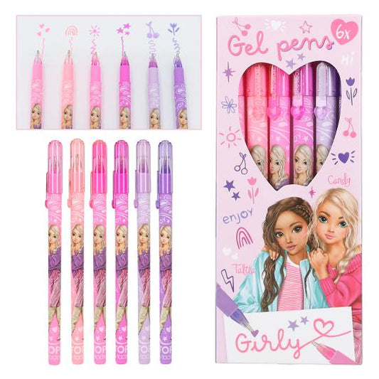 TOPModel Girly Gel Pen Set yer favourie stationery
