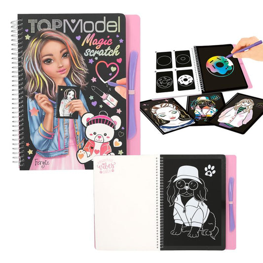 TOPModel Magic Scratch Book creativity set for your child