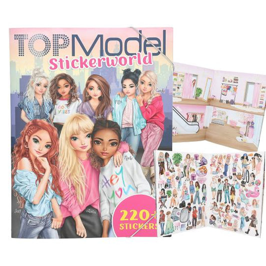 TOPModel Stickerworld your fashion stiker book