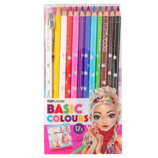 TOP Model Basic Coloring Pencil Set 12 Colors