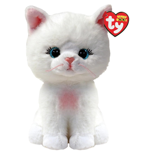TY Beanie Boo Amelia Cat Plush 14cm picture on the white background