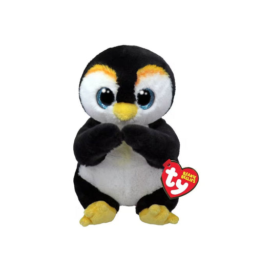 TY Beanie Bellies Penguin Plush Toy 15cm picture on the white background
