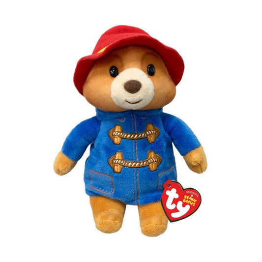 Ty Paddington Bear Beanie Soft Toy Collectible picture on the white backgorund