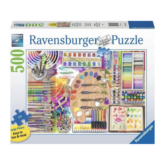 Ravensburger The Artist's Palette 500 Pc Jigsaw Puzzle