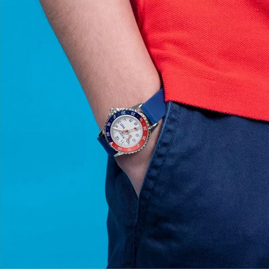 Tikkers Kids Blue Time Teacher Watch life style picture