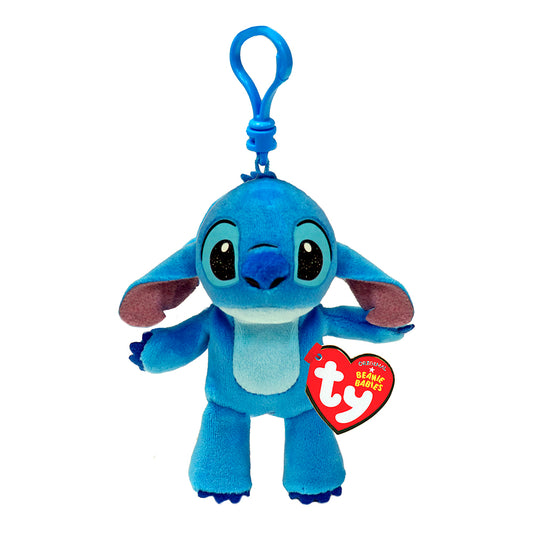 Ty Disney Stitch Floppy Clip Plush Keychain