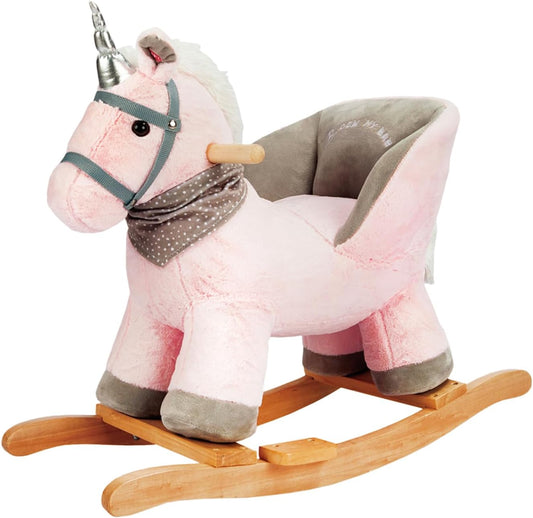 Unicorn Rocking Chair with Sound Effects picture on the white background