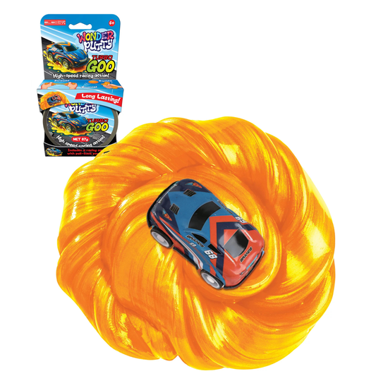 Wonder Putty Race Car picture on the white background