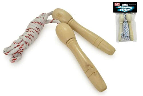 Wooden Handles Skipping Rope
