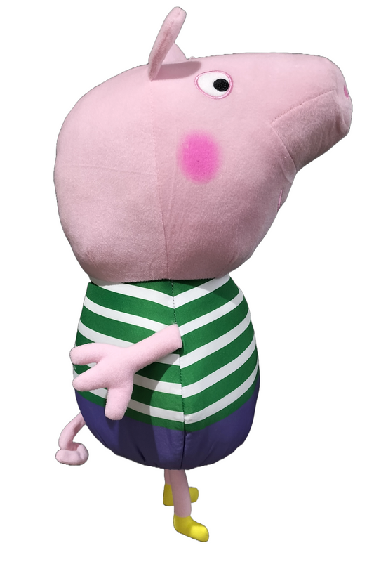 Peppa Pig Plush 50cm George in Striped Shirt