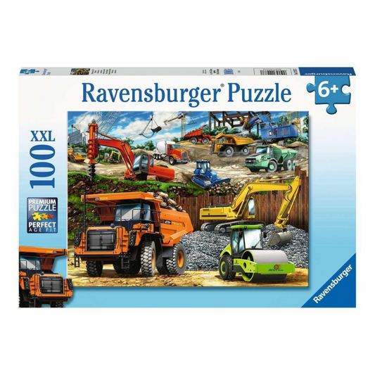 Ravensburger Construction Vehicles 100PC XXL