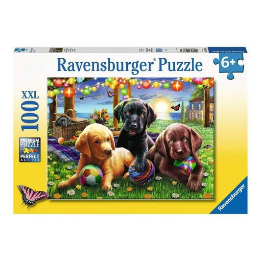 Ravensburger puppy picnic 100pc xxl jigsaw puzzle