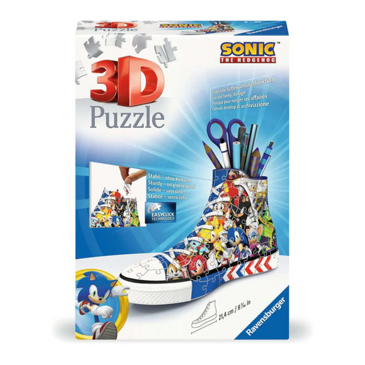 Packaging of the Sonic the Hedgehog Trainer 3D Puzzle