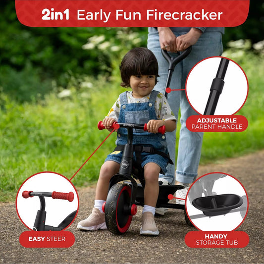 features of early fun firecracker trike