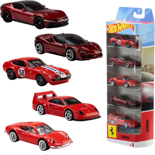 Toys at Foys- Hot Wheels Ferrari Die-Cast 5-Pack