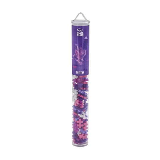 Toys at Foys - Plus-Plus Building Blocks Glitter 100 Piece Tube