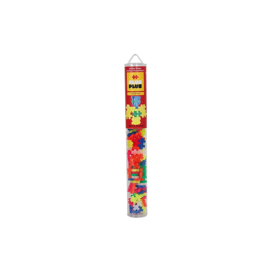 Toys at Foys - Plus-Plus Building Blocks Neon 100 Piece Tube