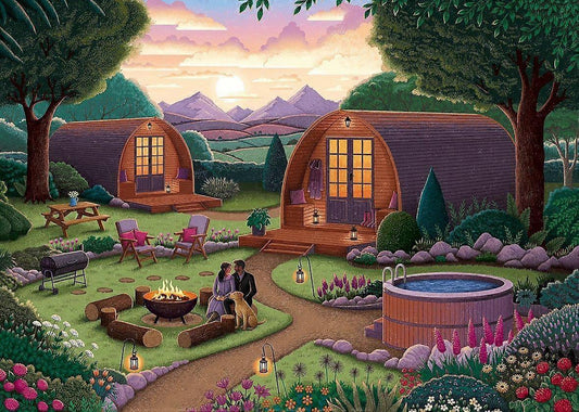 glamping jigsaw puzzle