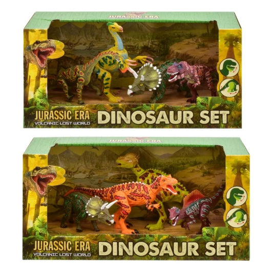 assorted dinosaur playset