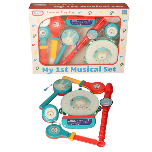 contents and packaging of 7 piece music set