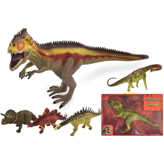 assorted dinosaur figures
