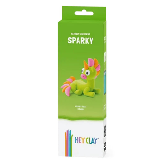 Hey Clay Rainbow Unicorns Sparky Glanz