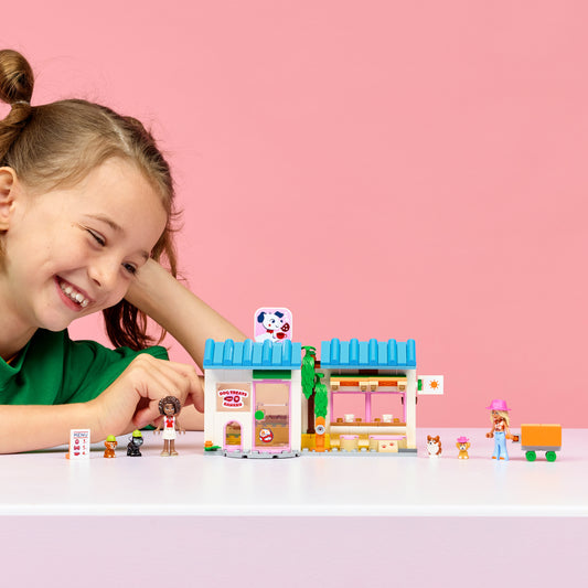 LEGO Friends 42677 Dog Treats Bakery Lifestyle Picture