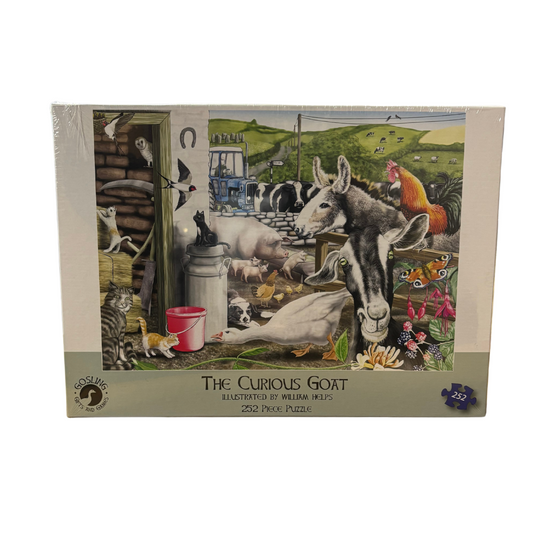 The Curious Goat 252 Pieces Jigsaw Puzzle