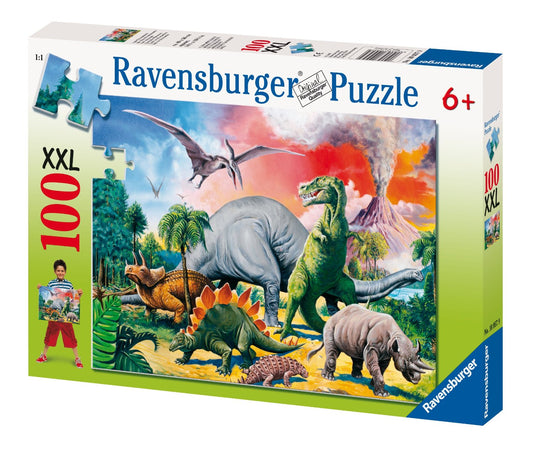 Dinosaur jigsaw puzzle box