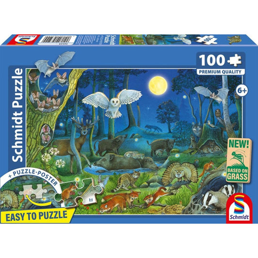 animals at night puzzle box