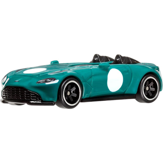 green aston martin car