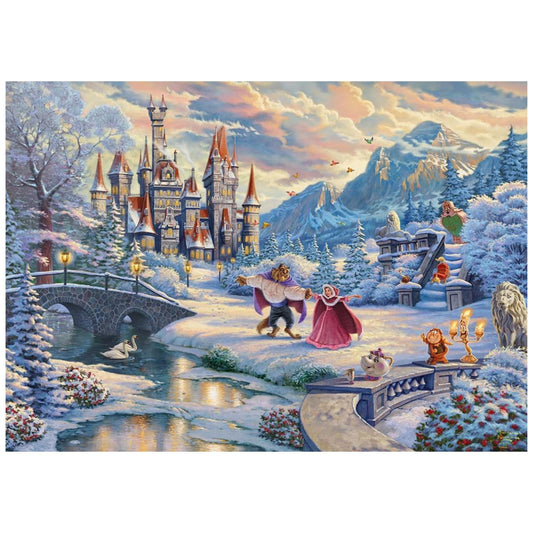beauty and the beast finished puzzle