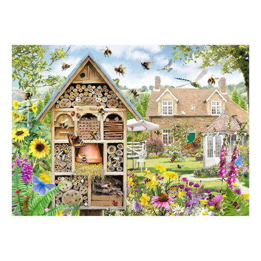 bee hotel finished puzzle