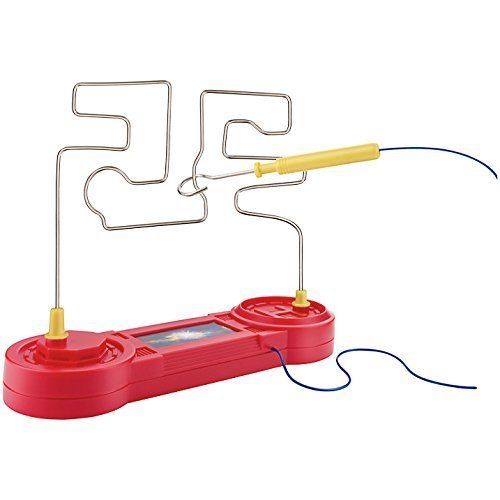 buzz wire game in red