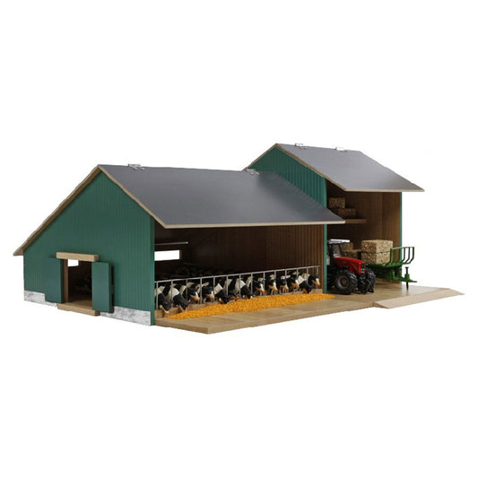 cattle and machinery shed toy