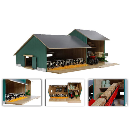 features of cattle and machinery shed