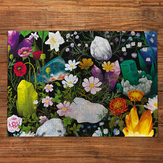 crystal healing finished puzzle