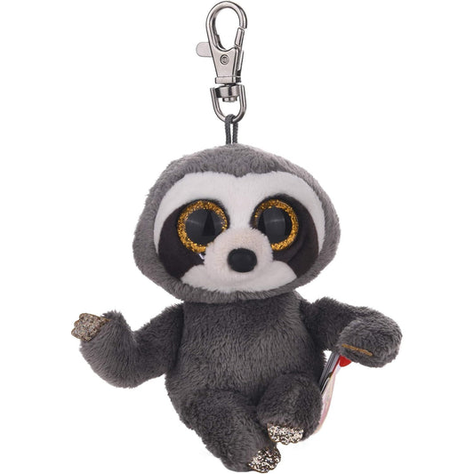sloth key clip with big eyes