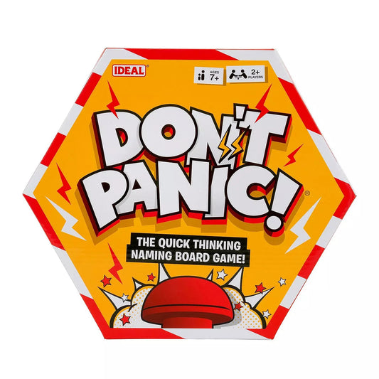 don't panic game packaging