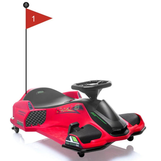 red electric go kart
