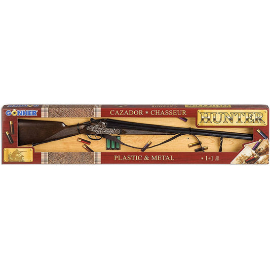 hunter toy rifle in packaging
