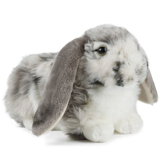 grey plush rabbit