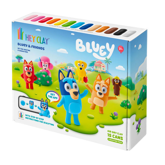 bluey and friends clay set