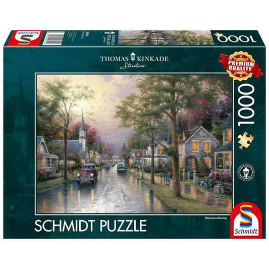 hometown puzzle jigsaw box