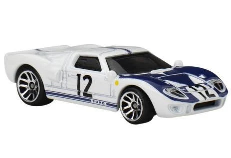 vintage ford GT40 on white background