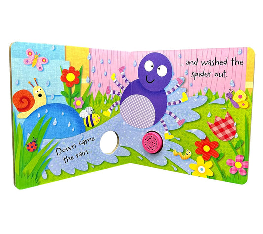 itsy bitsy spider book opened