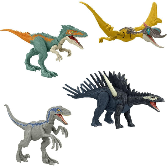 assorted dinosaur figures