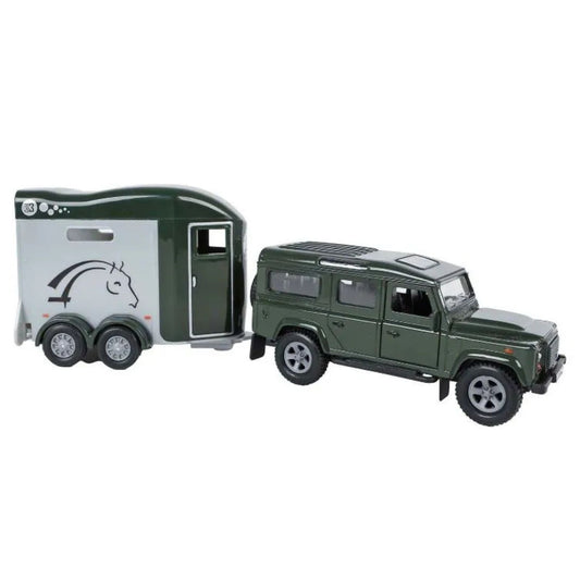 land rover with horse suv