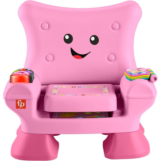 pink laugh and learn chair